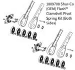 1809708 Shur-Co (OEM) Flash™ Clamshell Pivot Spring Kit w/ Base - Adjustable 5 Spring (Both Sides)